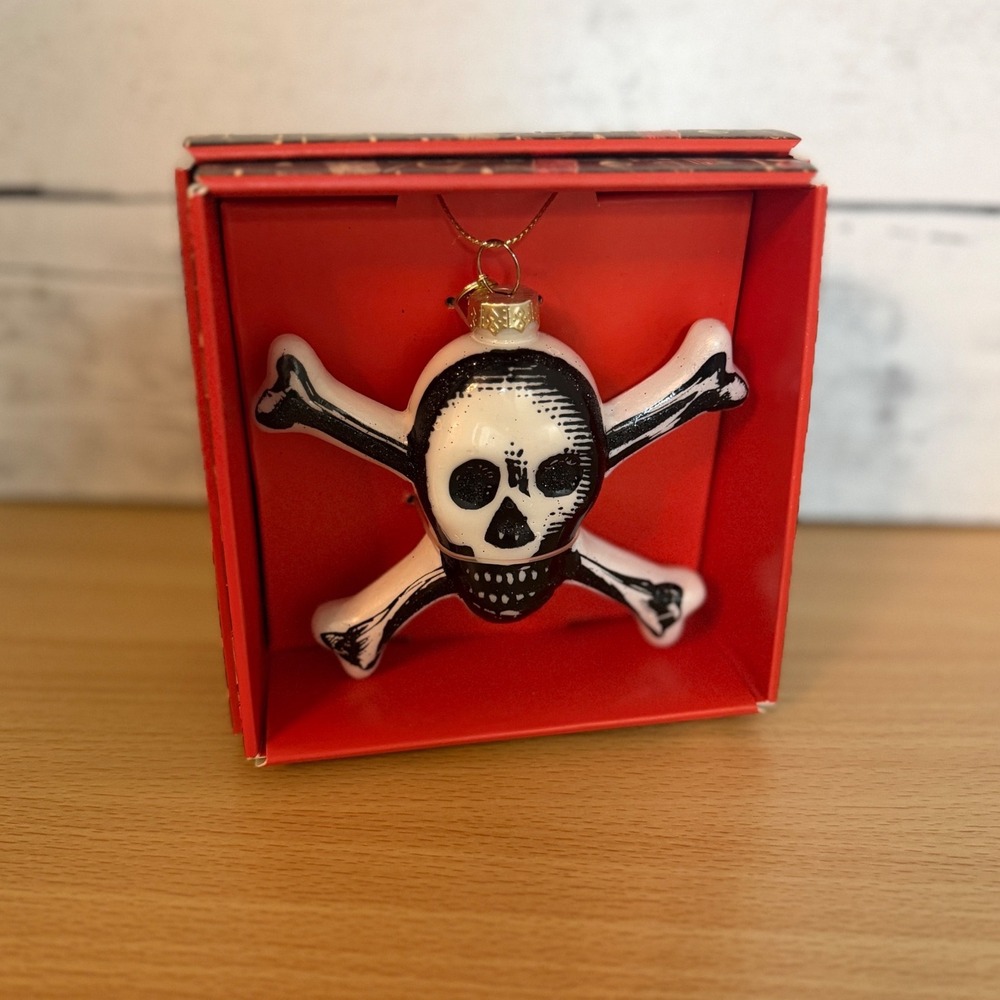 2025 John Derian x Target Skull Christmas Ornament NIB